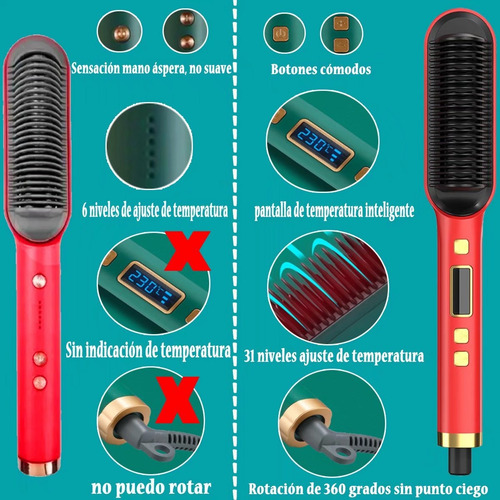 Cepillo Alaciadora Chino Peine Magico Plancha Hot Tools