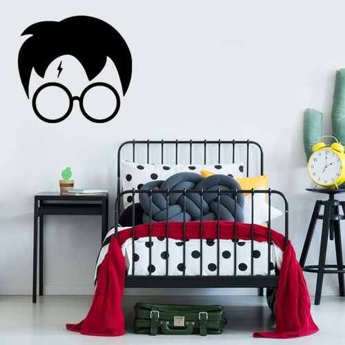 Adesivo Parede Quarto Infantil Juvenil Cabeça Harry Potter M