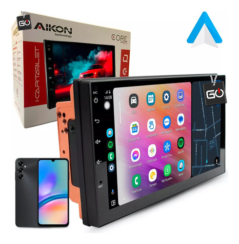 Multimidia Aikon Com Tv 1080p Hyundai I30 2009-2012 Carplay