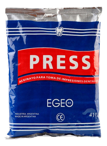 Alginato Para Moldes Press 410 Gr Egeo