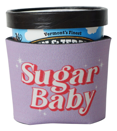 Ice Cream Pint Hugger''sugar Baby'' Lavanda Helado Coolie 1