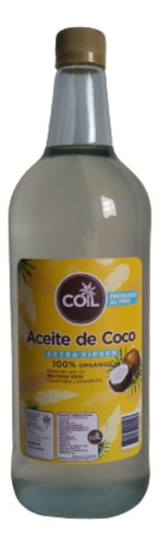 Aceite De Coco Extra Virgen Organico Natural Varios Usos 