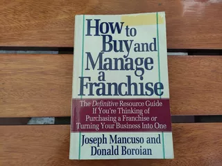 Libro How To Buy And Manage A Franchise