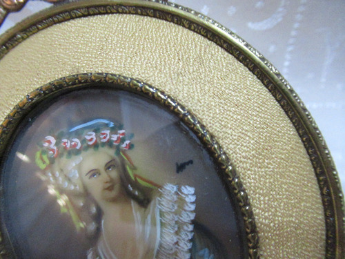 Par Cuadros Damas Madame Lamballe Pintados A Mano Firmados (Usado)