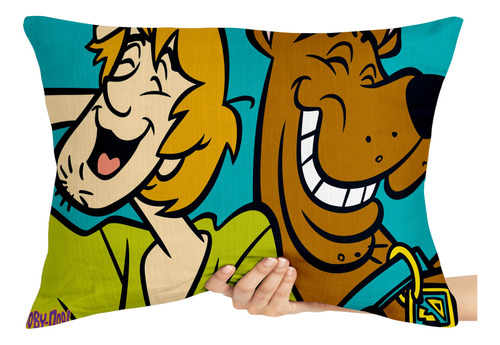 Capa Travesseiro Scooby Doo E Salsicha Cachorro Dog Desenho