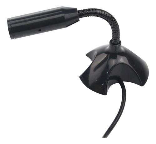 Mini Micrófono De Mesa Con Entrada Auxiliar 3.5mm Flexible