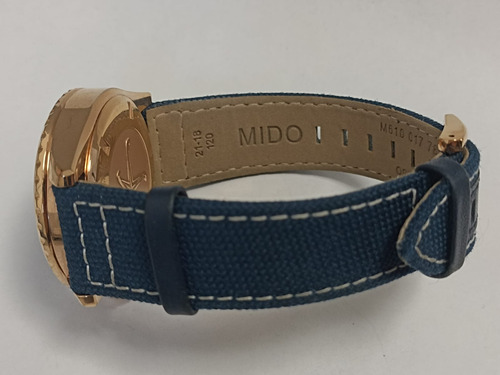 22m25vev Reloj Mido Tribute Para Caballero Azul Azul Azul