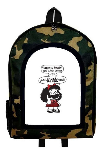 Mochila Camuflada Mafalda Modelo 8