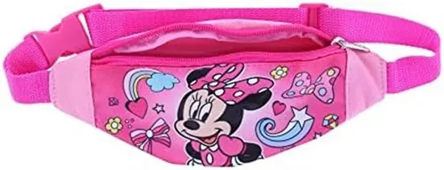 Riñonera Ajustable Minnie Mouse Para Niñas Ctm®, Rosa