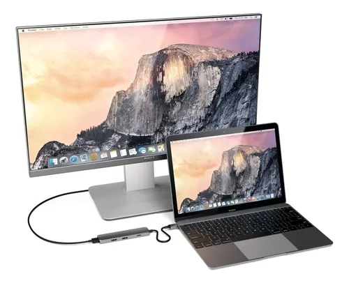 Hub Adaptador Slim 4 En 1 Satechi A00193 Usb-c Hdmi 4k 60w