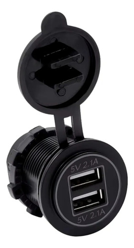 Carregador Celular Usb Veicular 4.2 A, Azul, Vermelho