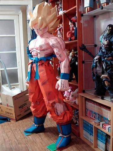 Projeto Goku Ssj2 Em Tamanho Real (dragon Ball) Desblqueado
