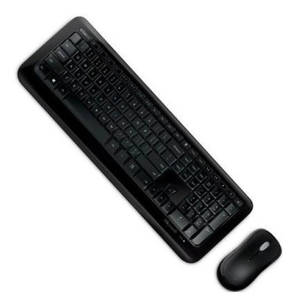 Kit Teclado Y Mouse Microsoft Pn9-00004 Inalambrico Negr /vc