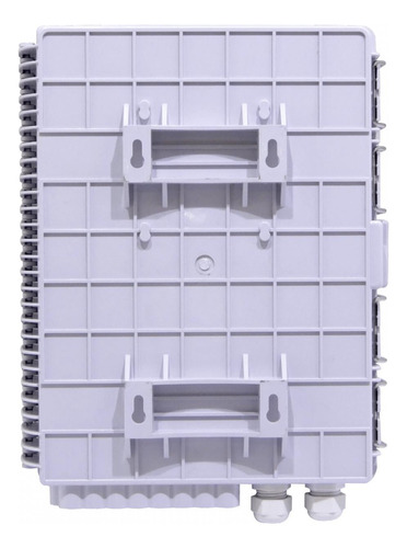 Caja Fibra Blanca 16 Rectangular Ip65 Con Llave Clickbox