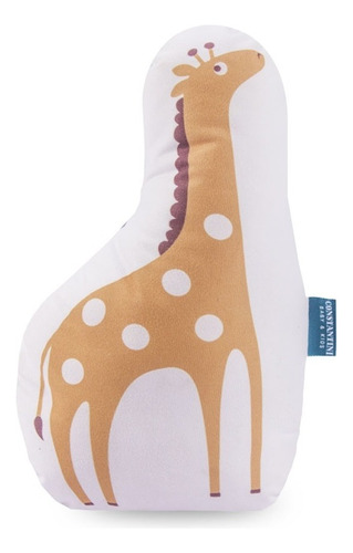 Almofada Coleção Moderninhos - Tecido Suede Cor 21 - Girafa Desenho do tecido 21 - Girafa