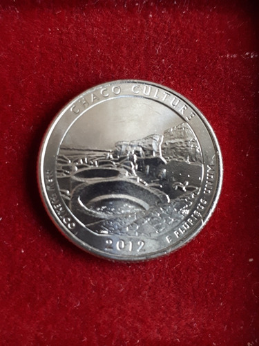 Moneda Usa Chaco Culture 2012 25 Cent.