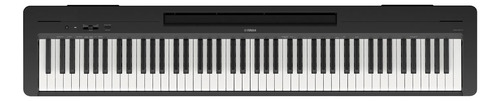 Piano Digital Yamaha P145 Preto Com Fonte E Pedal Preto
