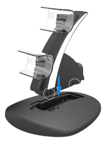 Cargador Doble Stand 2 Puertos Para Ps5 Controles Dualsense