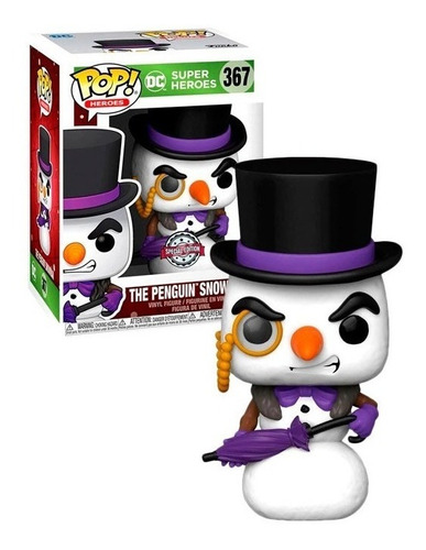 Funko Pop! Heroes Dc: The Penguin Snowman Sp. Ed. Toptoys