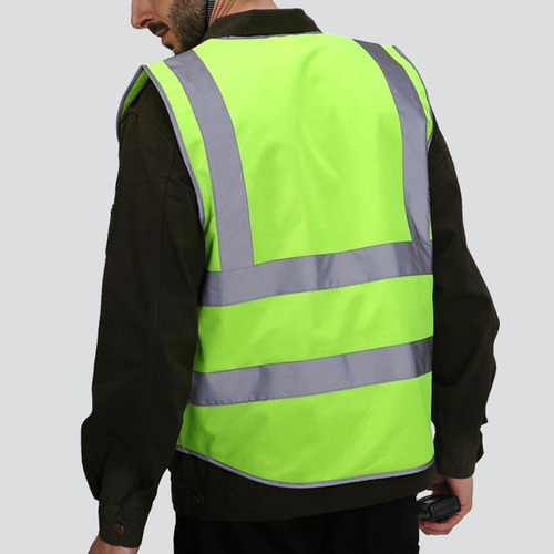 Hombres Mujeres Chaleco De Protección Fluorescente Xl Verde