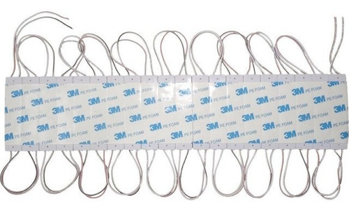 10x Módulos Led 5050 3 Leds 12v Rgb Automaticos Exterior