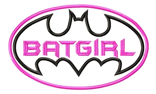 comprar Matriz Para Bordados Maquina Batman Batgirl Logo M4234 C4234 Batgirl 4234