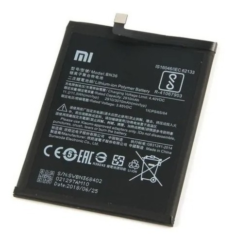 Bateria Pila Xiaomi Mi A2  Ref : Bn36 Nuevas !!