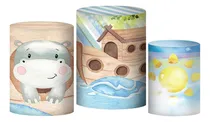 Comprar Trio Capa Cilindro Decoração Festa 3d Em Tecido Veste Fácil