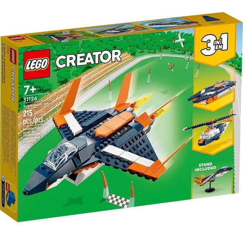 Lego  Avión Jet Supersónico  31126 Cantidad De Piezas 215