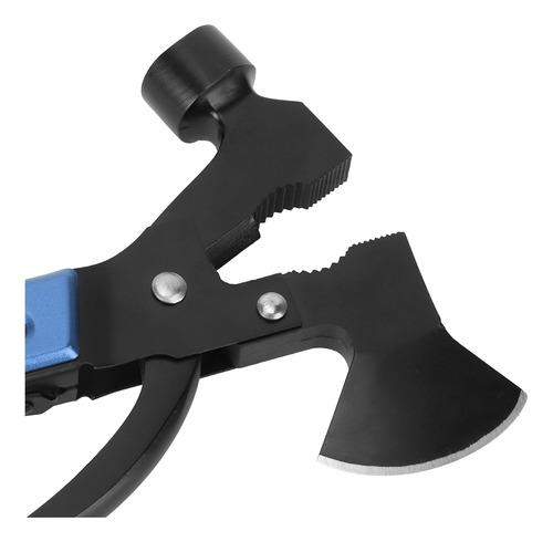 Blue Axe Hammer 15 En 1, Multifuncional Para Acampar Y Sobre