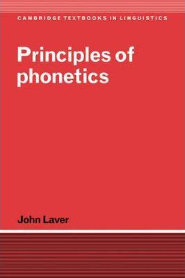 Libro Cambridge Textbooks In Linguistics: Principles Of P...