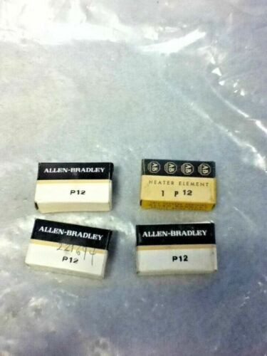 4 Allen-bradley P12 Heaters Yyq
