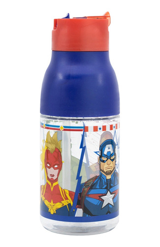 Botella Doble Apertura Avengers 420 Ml