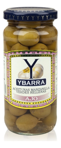 Aceitunas Ybarra Rellenas Con Ajo 240 Gr.