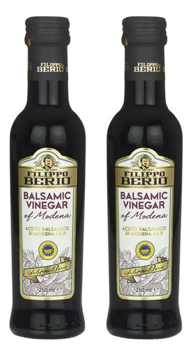 Aceto Balsamico Filippo Berio 250 Ml. X2