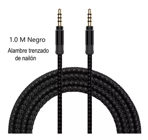 Cable de Audio Estéreo Jack 3.5mm Macho a 1.0m