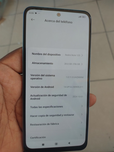 Xiaomi Redmi Note 12s 256gb 8gb Ram Global Azul (Usado)