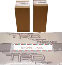 Comprar Kit (2) Calcomania Toyota Trd Off Road Original Rojo&negro