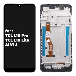 Tela Lcd Com Moldura Para Tcl L10 Lite 4187u / Tcl L10 Pro