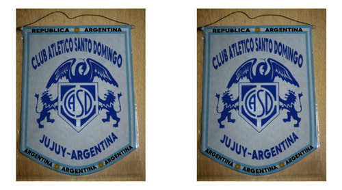 Banderin Mediano 27cm Club Santo Domingo Jujuy