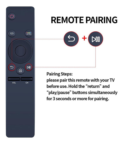 Control Remoto Para Samsung Smart Tv Bn59-01260a Bn59-01265a