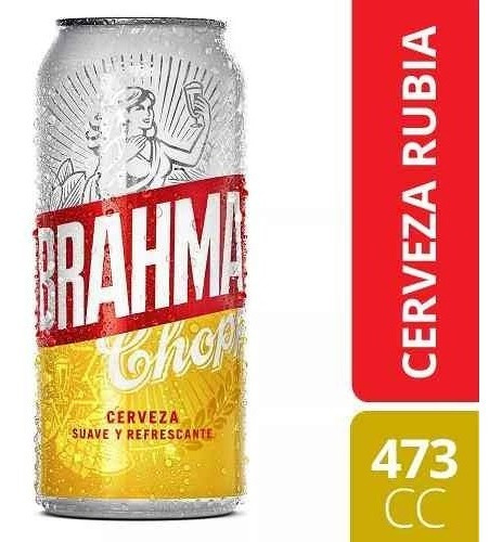 Cerveza Brahma 473 Cc ( Lata - Funda X 6) 