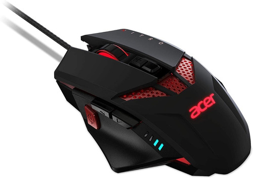 Mouse Acer Nitro Nmw810 Óptico 4000 Dpi Led 20g