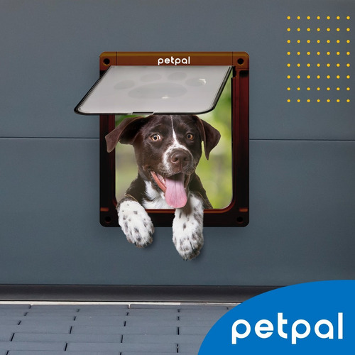 Imagen 9 de 10 de Puerta Abatible Para Perro Gato Mascota Petpal Tamaño Grande