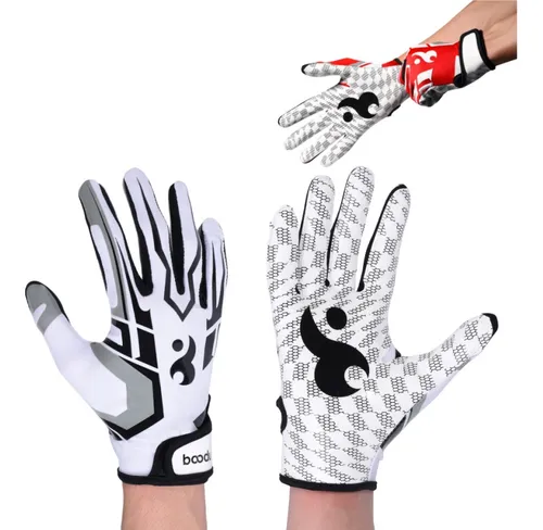 Guantes de fútbol americano Pro3.0 para hombre, receptor de guantes de  agarre Flexible y transpirable para jóvenes y adultos, envío directo