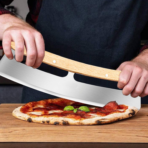 - Mecedor Cortador De Pizza Mango De Madera For Cortador De