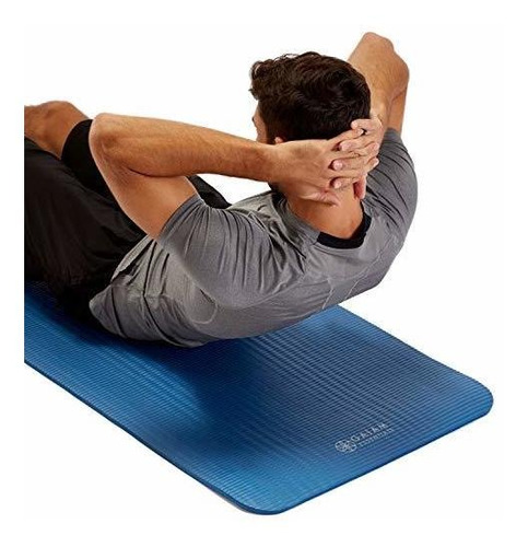 Essentials Esterilla Yoga Gruesa Para Fitness Ejercicio In D