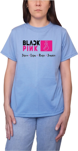 Polera Black Pink Corea Kawai Kpop  Lacombidelmemo 