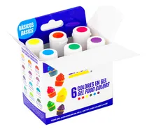 Comprar Kit 6 Colores Gel Basicos Comestibles Enco 20 Grs  Pt-920005