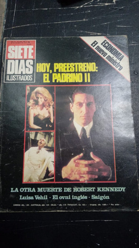 Siete Días 418 Junio 1975 El Padrino Kennedy